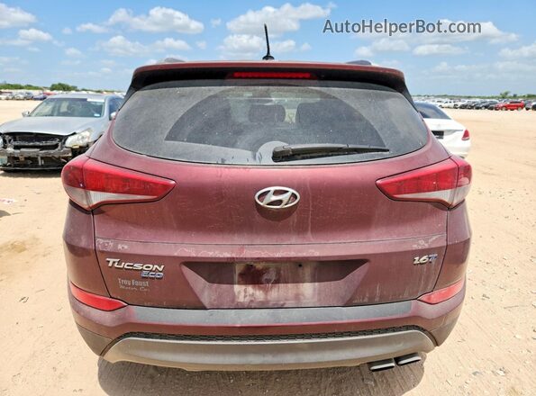 KM8J33A22GU195479 2016 HYUNDAI TUCSON Burgundy Вид салону спереду