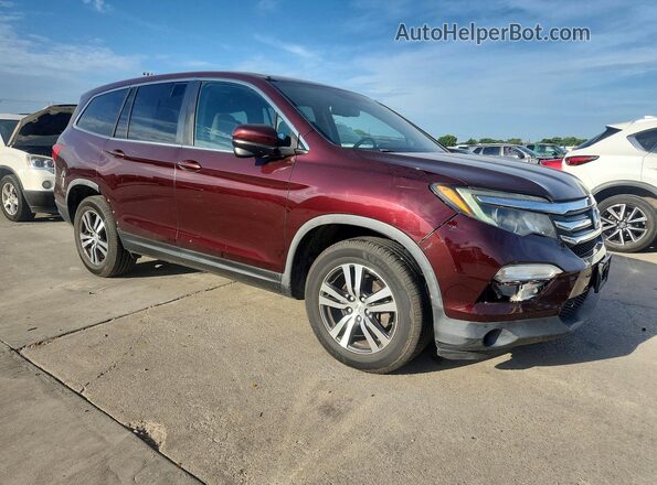 5FNYF5H73GB022327 2016 HONDA PILOT Brown Vista frontal