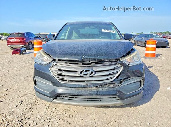 5NMZT3LB3JH076178 2018 HYUNDAI SANTA FE Black Rear view