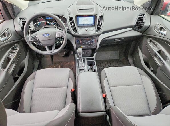 1FMCU9GD7JUC24984 2018 FORD ESCAPE Red Սարքավորումների վահանակի տեսք