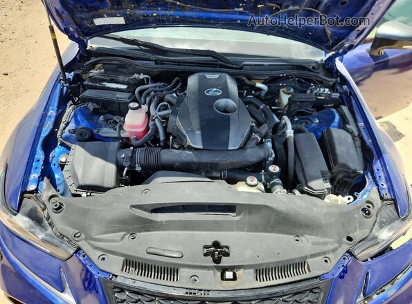 JTHBA1D27J5083680 2018 LEXUS IS Blue Շարժիչի բաժամունքի տեսք
