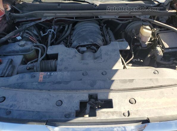 3GTP1PEJ3JG485527 2018 GMC SIERRA Red ძრავის განყოფილების ხედი