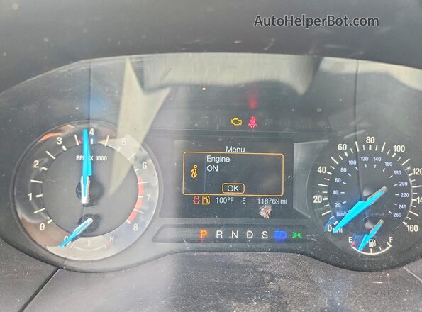 2FMPK4G98HBB61609 2017 FORD EDGE Black Вид задніх сидінь