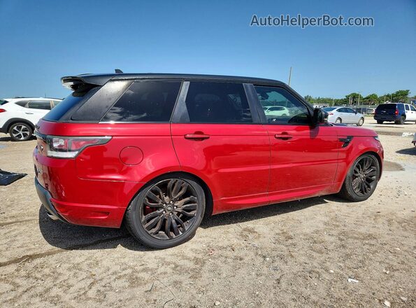 SALWS2VF5GA560655 2016 LAND ROVER RANGE Red Przód prawy