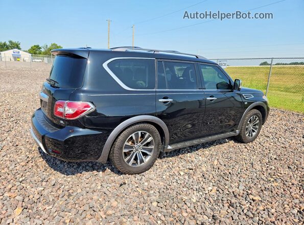 JN8AY2NC2J9556050 2018 NISSAN ARMADA Black Delantero derecho