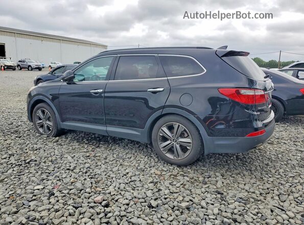 KM8SRDHF8GU138849 2016 HYUNDAI SANTA FE Черный Задняя правая четверть