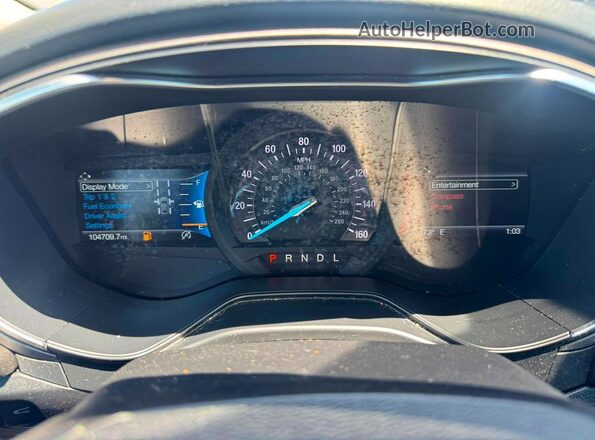 3FA6P0CDXLR117972 2020 FORD FUSION White ხელსაწყოთა პანელის ხედი