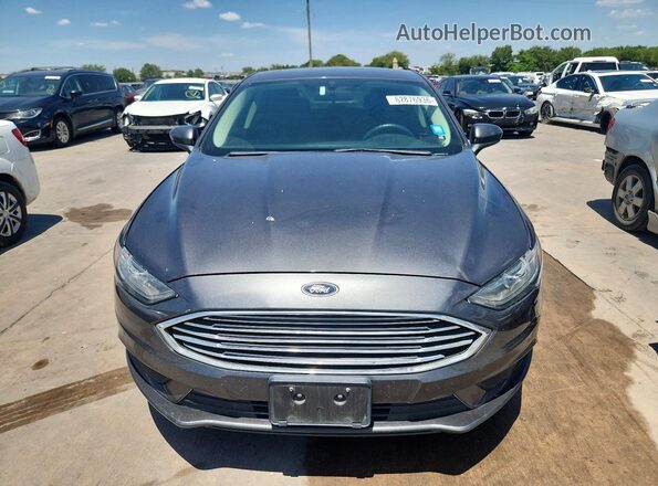 3FA6P0HD7JR176550 2018 FORD FUSION Gray Rear view