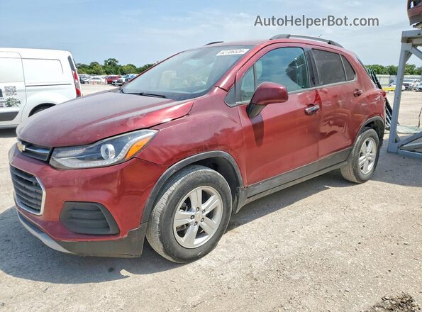 KL7CJLSB2MB318008 2021 CHEVROLET TRAX Red უკანა მარცხენა