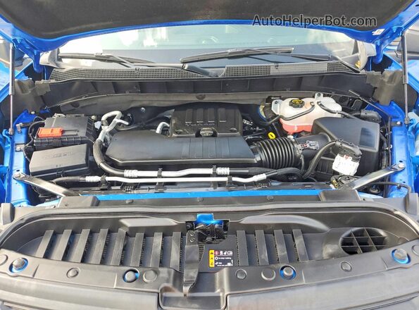 3GCPABEK2SG297739 2025 CHEVROLET SILVERADO Blue Widok komory silnika