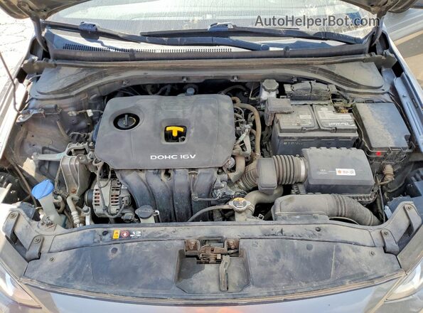 5NPD84LF4JH321819 2018 HYUNDAI ELANTRA Серый Вид подкапотного пространства
