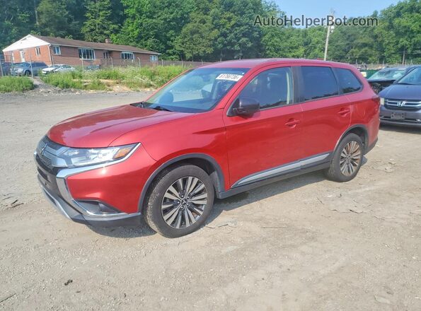 JA4AZ3A37KZ016337 2019 MITSUBISHI OUTLANDER Red Tył lewy