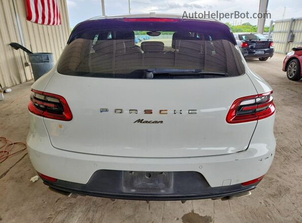 WP1AA2A50HLB07467 2017 PORSCHE MACAN White Սալոնի դիմացի տեսք