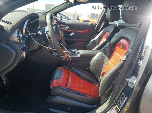 55SWF8HB7GU130249 2016 MERCEDES-BENZ C Серый Вид панели приборов