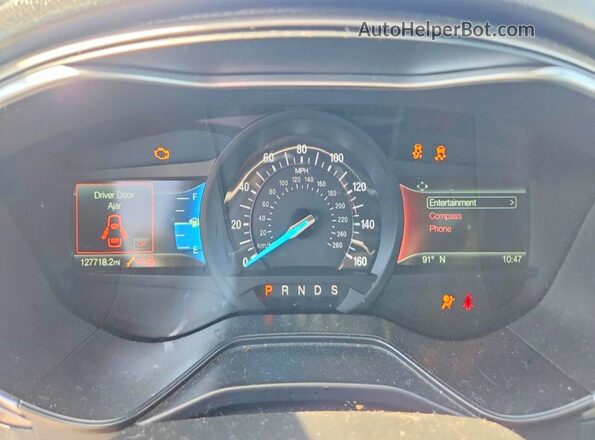 3FA6P0CD3KR270515 2019 FORD FUSION Silver Widok tylnych siedzeń