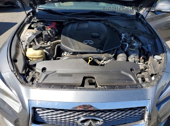 JN1CV7AP7GM201905 2016 INFINITI Q50 Charcoal Вид підкапотного простору
