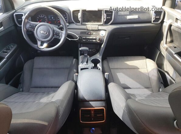 KNDPM3AC2H7108006 2017 KIA SPORTAGE Белый Вид щитка приборов