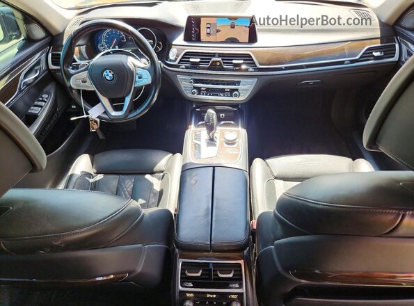 WBA7F2C57GG419252 2016 BMW 7 SERIES Black Սարքավորումների վահանակի տեսք