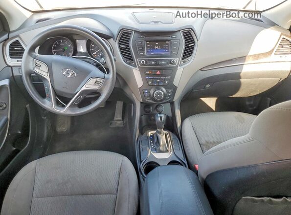 5XYZT3LB0HG498896 2017 HYUNDAI SANTA FE Silver Вид щитка приладів