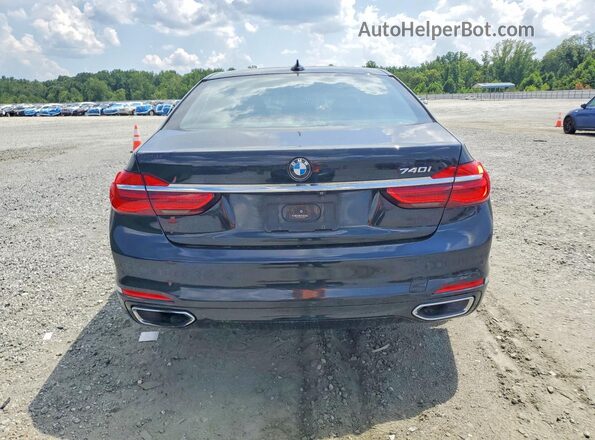 WBA7E2C50GGD99982 2016 BMW 7 SERIES Black Widok wnętrza z przodu