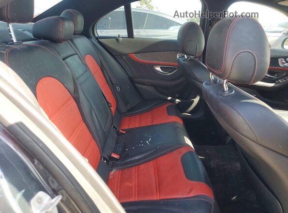 55SWF8HB7GU130249 2016 MERCEDES-BENZ C Серый Вид задней части салона