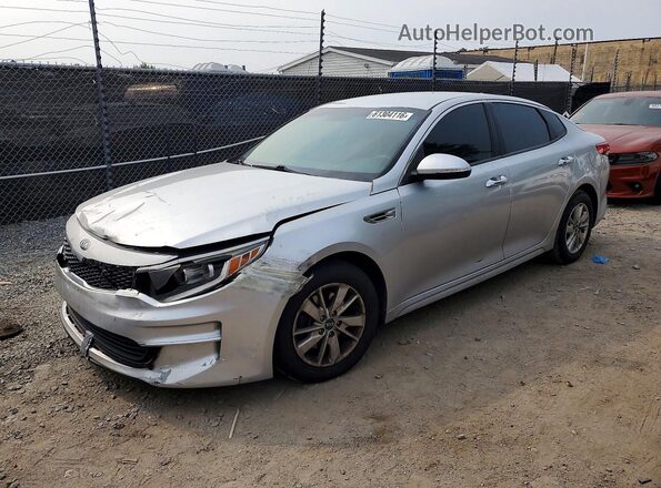 5XXGT4L34JG236461 2018 KIA OPTIMA Серебряный Задняя левая четверть