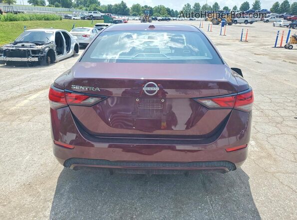 3N1AB8CV9SY278511 2025 NISSAN SENTRA Burgundy Սալոնի դիմացի տեսք