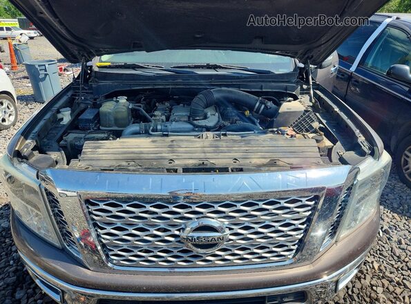 1N6BA1F48GN502769 2016 NISSAN TITAN Серый Вид подкапотного пространства