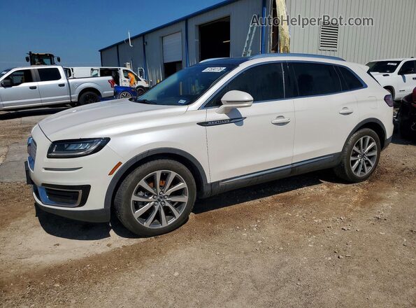 2LMPJ6K90KBL23783 2019 LINCOLN NAUTILUS White უკანა მარცხენა