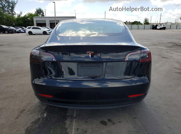 5YJ3E1EAXKF416096 2019 TESLA MODEL 3 Black Вид салону спереду