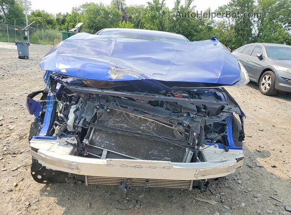 1HGCV1F4XMA059119 2021 HONDA ACCORD Blue უკანა ხედი