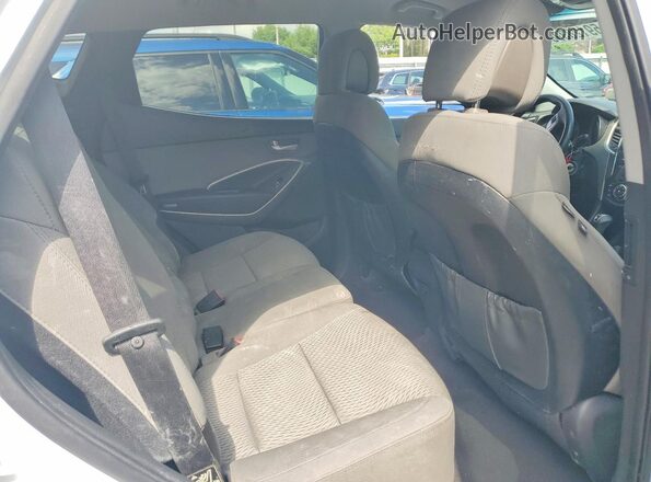 5XYZTDLB0GG328932 2016 HYUNDAI SANTA FE White Engine compartment view