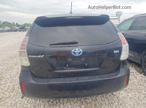 JTDZN3EU3HJ059345 2017 TOYOTA PRIUS Черный Вид салона спереди