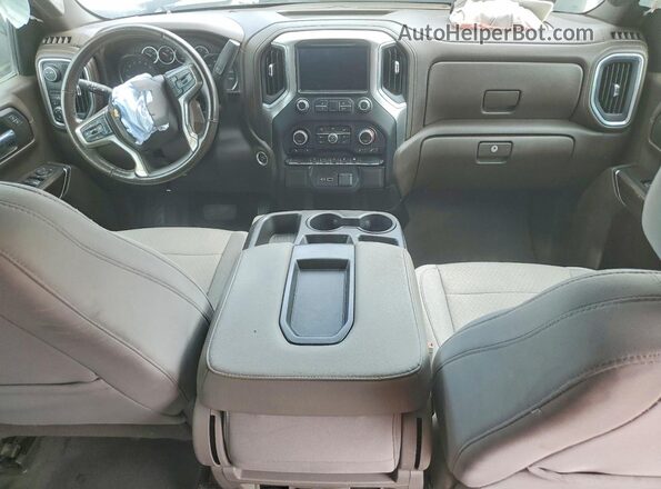 1GCPWCED8NZ122571 2022 CHEVROLET SILVERADO Black Սարքավորումների վահանակի տեսք