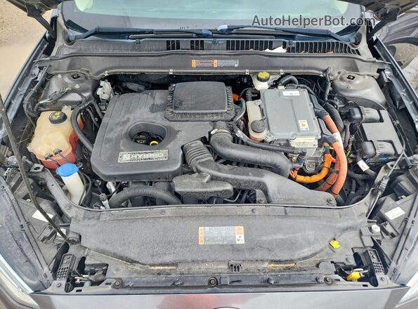 3FA6P0MU6KR137357 2019 FORD FUSION Угольный Вид подкапотного пространства