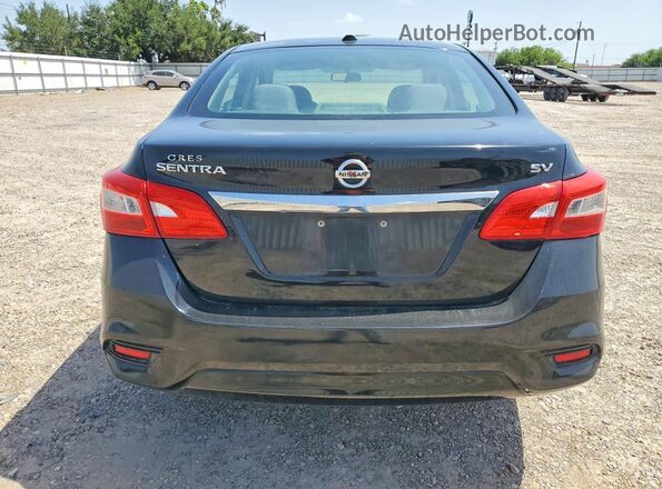 3N1AB7AP1JY289564 2018 NISSAN SENTRA Black Widok wnętrza z przodu