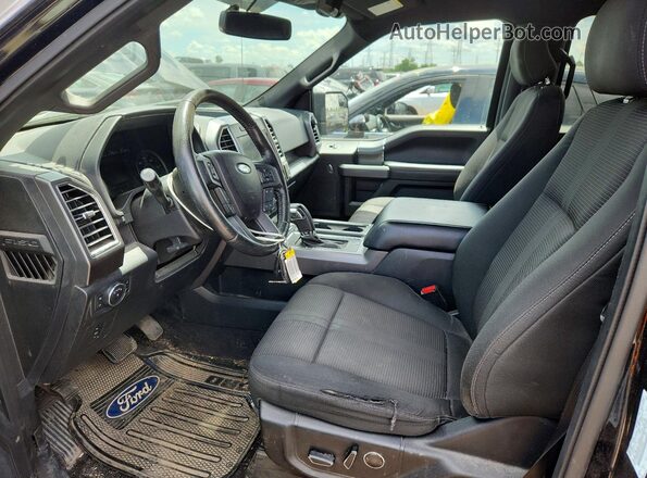 1FTEW1EF0GKE40290 2016 FORD F150 Black Առջևի վահանակի տեսք