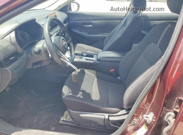 3N1AB8CV9SY278511 2025 NISSAN SENTRA Burgundy Առջևի վահանակի տեսք
