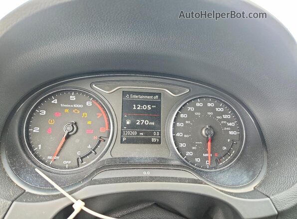 WAUB8GFF9G1082642 2016 AUDI A3 White Widok tylnych siedzeń