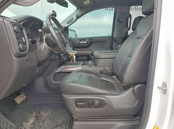 3GCUYGEL0LG417267 2020 CHEVROLET SILVERADO White Widok deski rozdzielczej