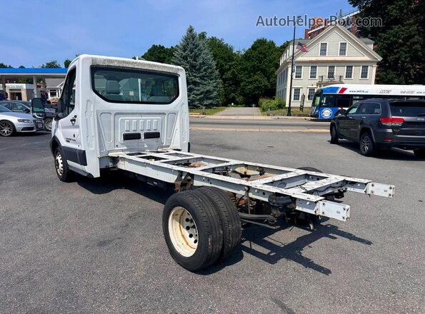 1FDBF8ZV3JKB34846 2018 FORD TRANSIT Белый Передняя правая четверть
