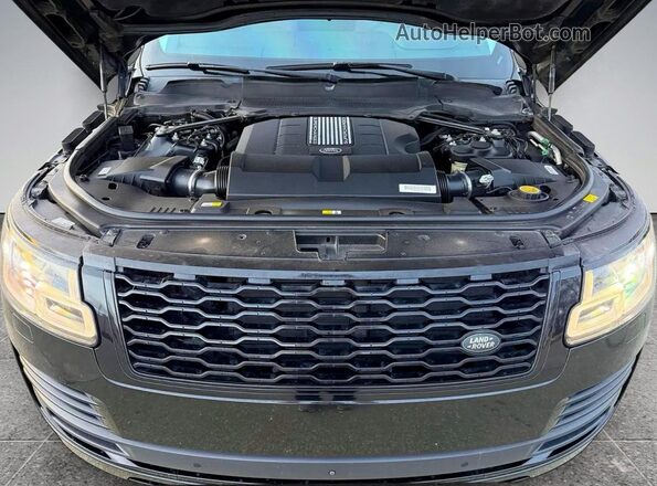 SALGS5SE0LA579304 2020 LAND ROVER RANGE ROVER Black Widok wnętrza z przodu