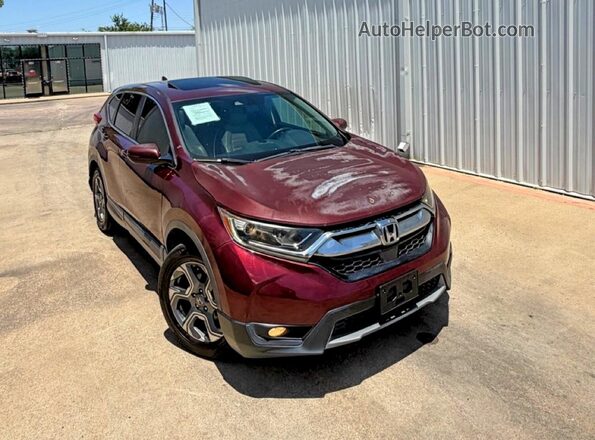 7FARW1H83HE012604 2017 HONDA CR-V Burgundy Rear left