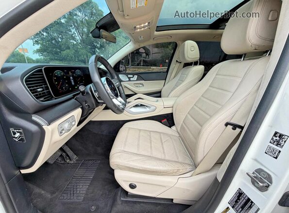 4JGFB8GB5MA396514 2021 MERCEDES-BENZ GLE-CLASS White Vista del compartimento del motor