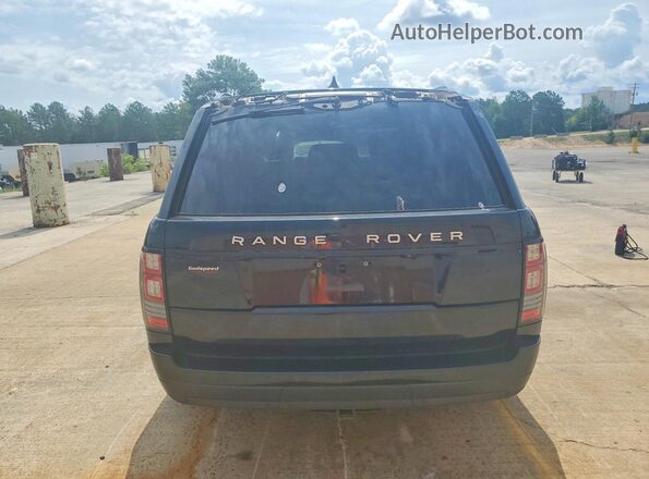 SALGS5FE1HA362653 2017 LAND ROVER RANGE ROVER Black Вид салону спереду