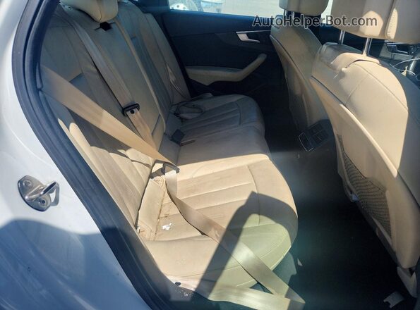 WAUENAF44HN025213 2017 AUDI A4 White Вид задньої частини салону