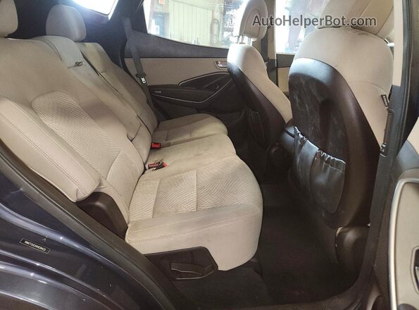 5NMZT3LB3HH039433 2017 HYUNDAI SANTA Синий Вид подкапотного пространства