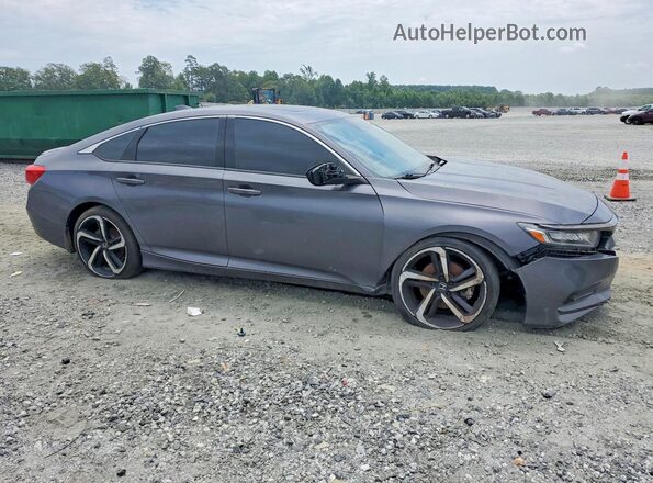 1HGCV2F33LA015653 2020 HONDA ACCORD Gray Front view