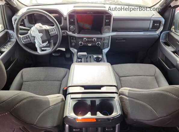 1FTFW3LD2SFB45436 2025 FORD F150 White Widok zestawu wskaźników
