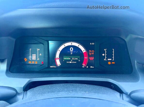 3TYKD5HN4ST031430 2025 TOYOTA TACOMA White Dashboard view